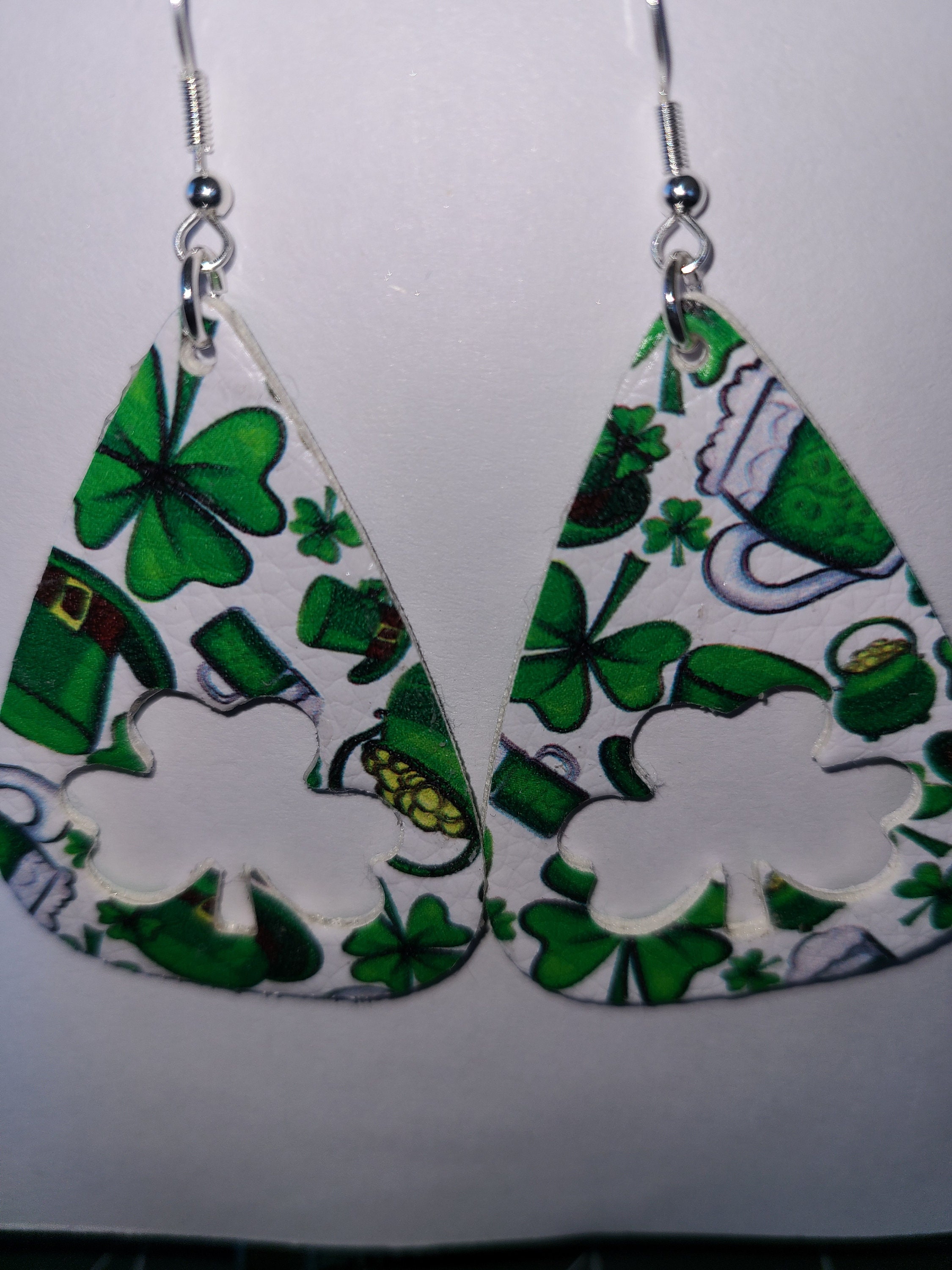 St. Patrick's Day Earrings | Etsy