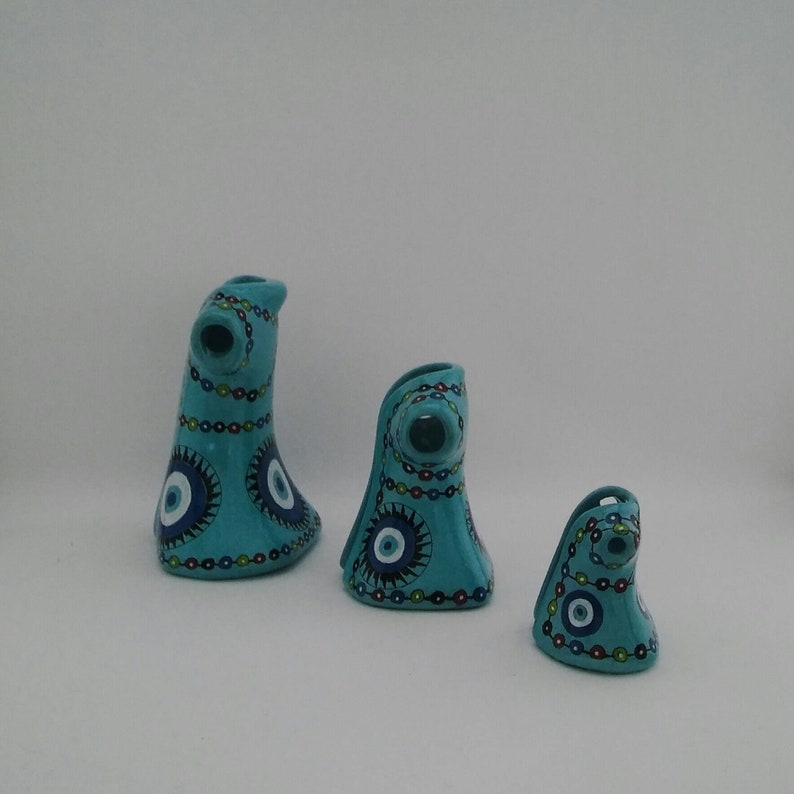 Pottery Pitcher and Caftan Mothers day gift Turquoise Evil Eye Carafe and Caftan Set Mothers Day Set Traditional Set Authentic Jug