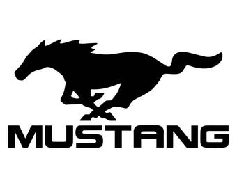 Mustang Logo Etsy