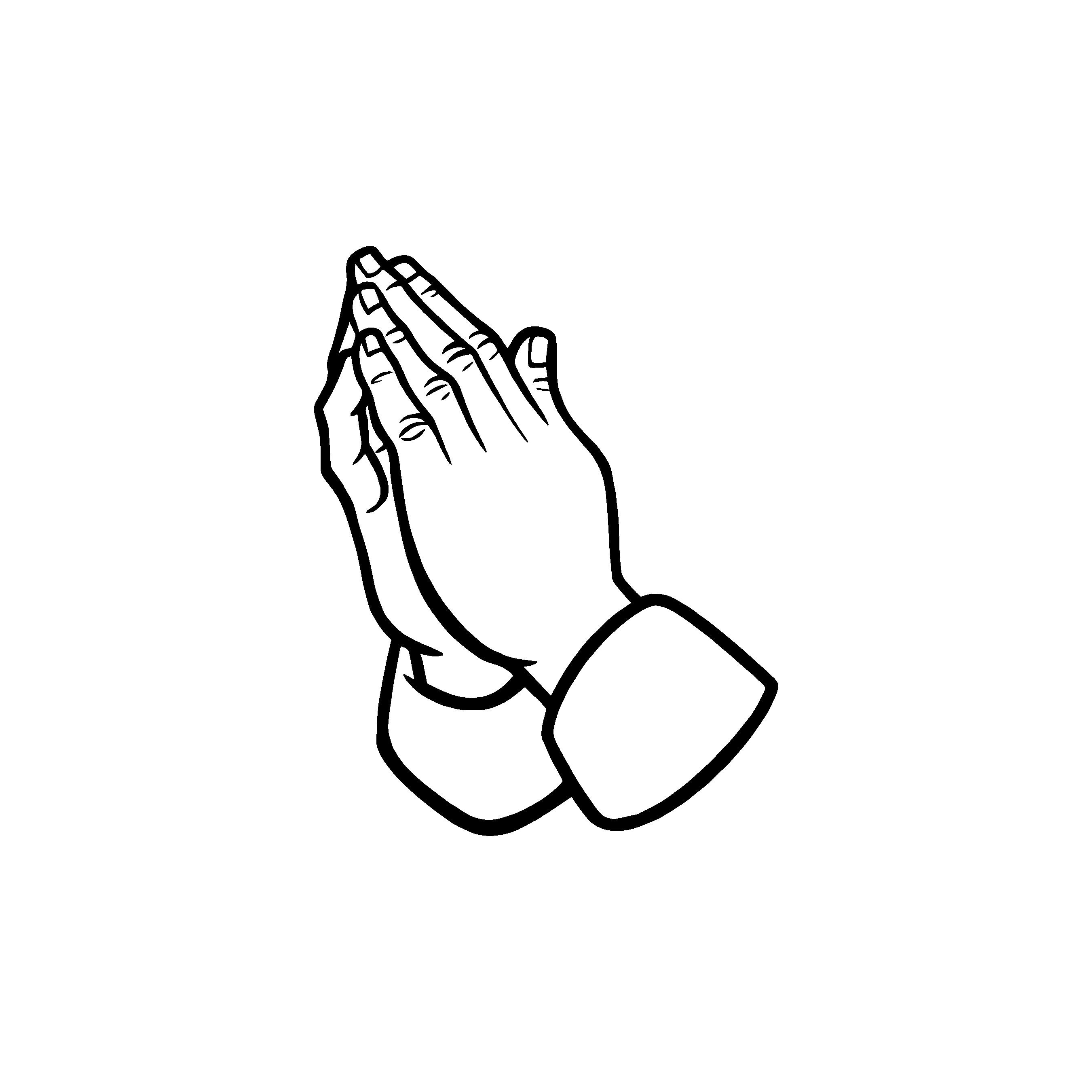 Pyaying Hand Cd R Dxf File Praying Hands Cut SVG EPS DXF - Etsy