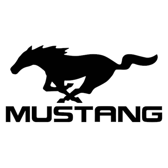 Ford Mustang Vinyl Decal | Etsy