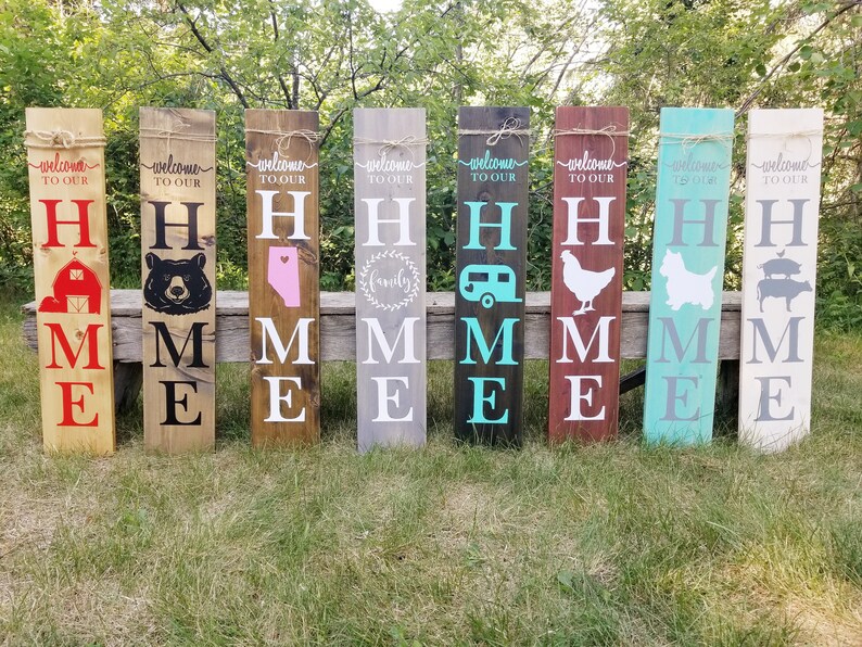 Diy Porch Sign Decal Kit Decor Rustic Image 0