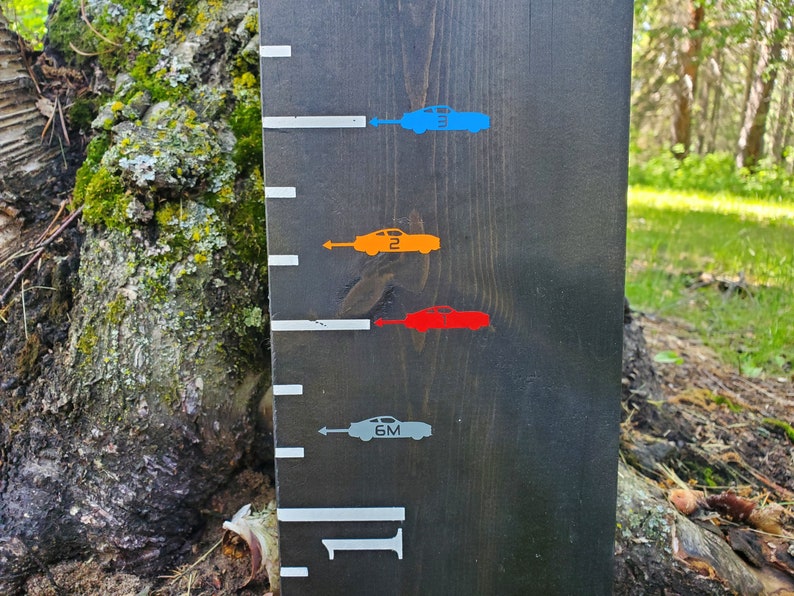 Race Car Growth Chart Height Markers Growth Chart Decals Etsy Canada