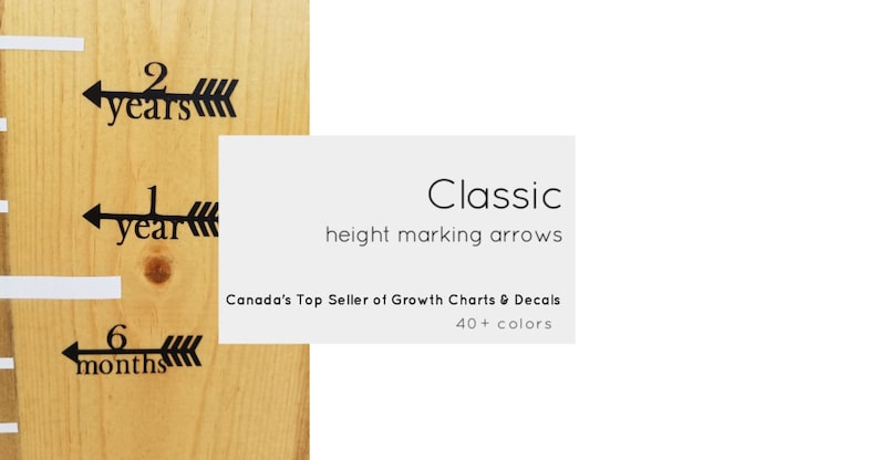 Growth Chart Decal Canada