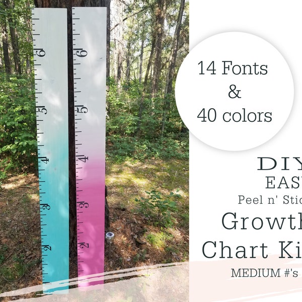 Height Chart Decal Etsy Australia