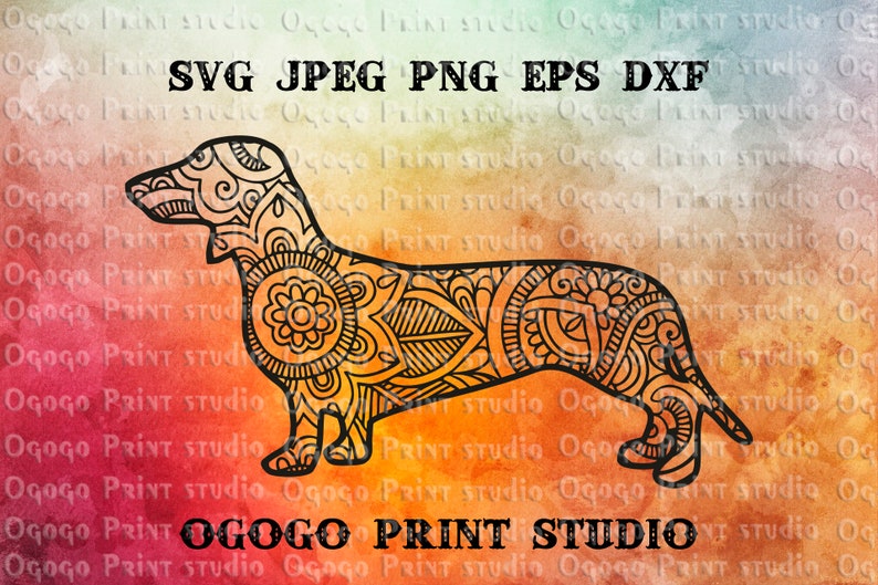 Download Cnc Plasma Cricut Cut Files Zentangle Svg Mandala Style Dachshund Svg Silhouette File Laser Cut Vector Graphic Dog Svg Animal Svg Materials Craft Supplies Tools