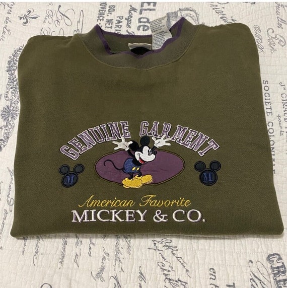 Mickey Mouse & Co ‘Genuine Garment’ Sweatshirt, O… - image 1
