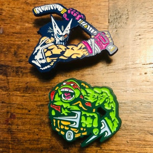 Raphael & Casey Jones Bodycount Enamel Pin Set