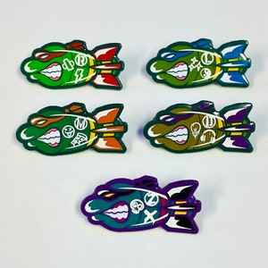 Schildkröten Bomber Pins