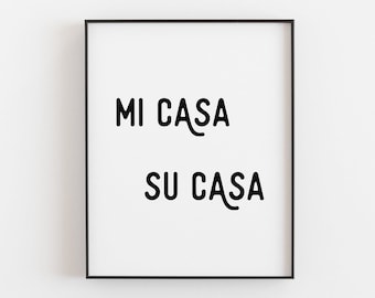 Mi Casa Su Casa | Etsy