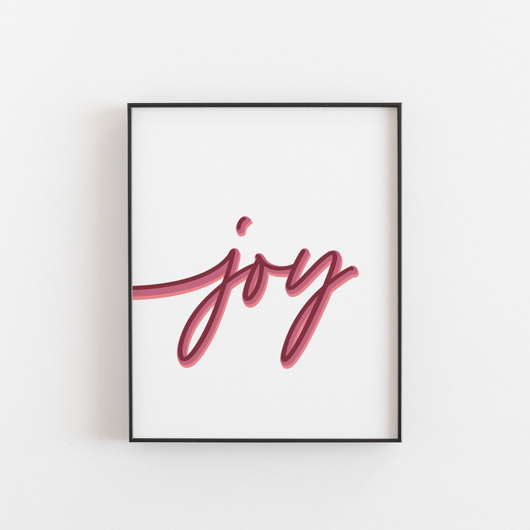 Joy Printables | Christmas Printable Decor | Joy Sign | Christmas ...