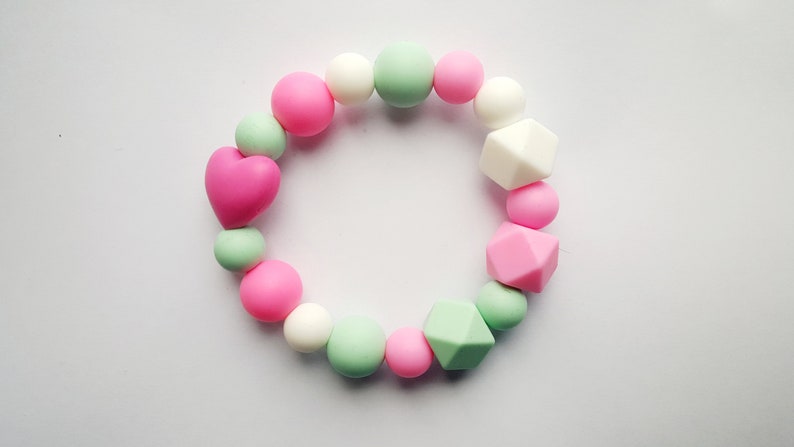 silicone teething bracelet