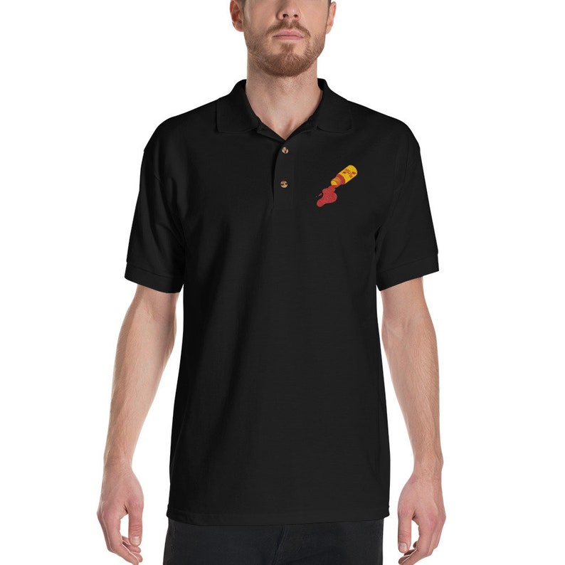 Poppers Embroidered Polo Shirt