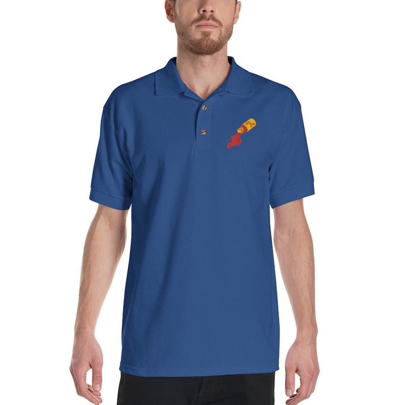 Poppers Embroidered Polo Shirt