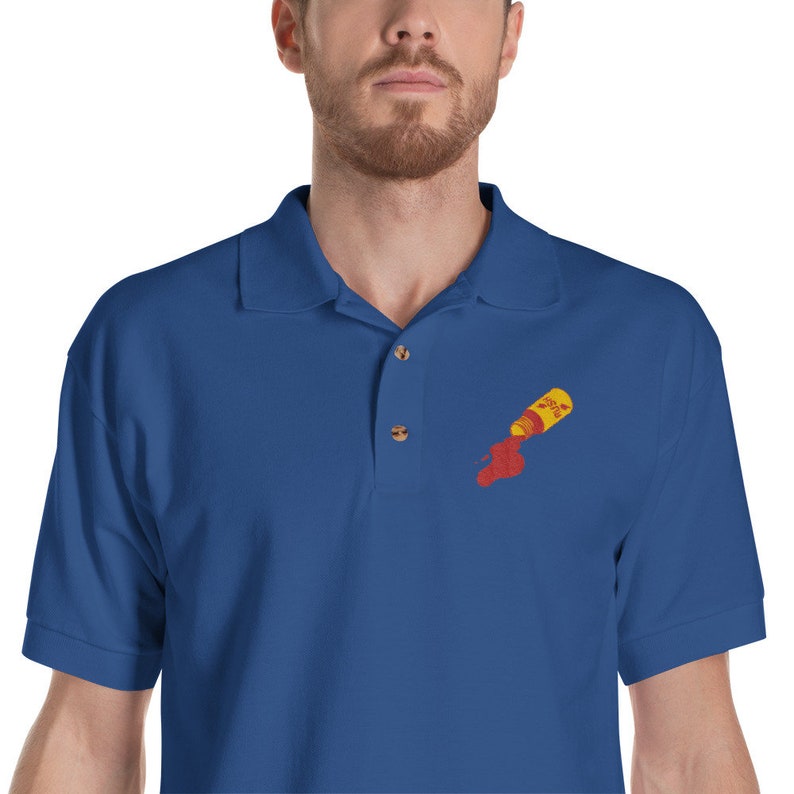 Poppers Embroidered Polo Shirt