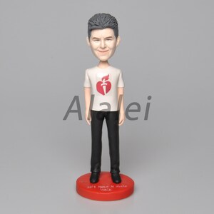 Single Custom Bobbleheads Personalized Bobbehead, Mother Brithday Gift, Bridesmaid Bobblehead, Custom Cake Toppers Christmas present