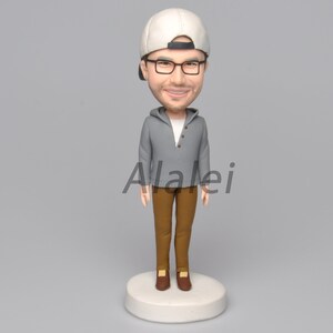 Custom Bobblehead: Personalized Figurine, Birthday Gift, Cake Topper