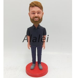 Single Custom Bobbleheads Personalized Bobbehead,  Brithday Gift, Bridesmaid Bobblehead, Custom Cake Toppers Christmas present