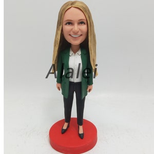 Single Custom Bobbleheads Personalized Bobbehead,  Brithday Gift, Bridesmaid Bobblehead, Custom Cake Toppers Christmas present