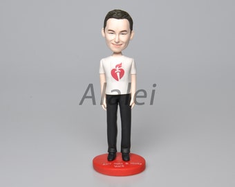 Custom Bobblehead, Personalized Figurine, Unique Cake Topper