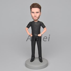Personalized Bobblehead: Custom Cake Topper, Birthday Gift