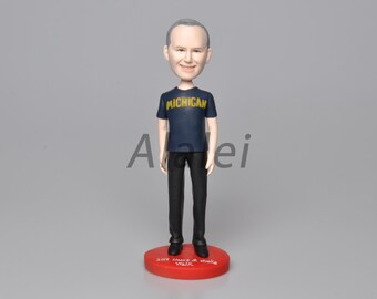 Custom Bobblehead, Personalized Cake Topper, Birthday Gift