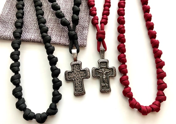  Handmade 33 Knot Orthodox Prayer Rope Chotki/Kombotskini Wooden  Beads : Handmade Products