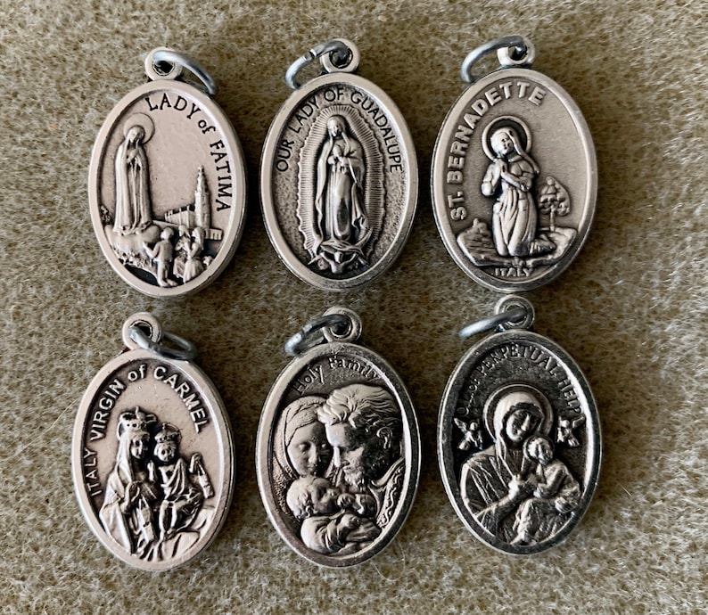 With Purchase of Rosary Only in my Shop. Additional Add on Saint Medals No extra shipping costs image 4