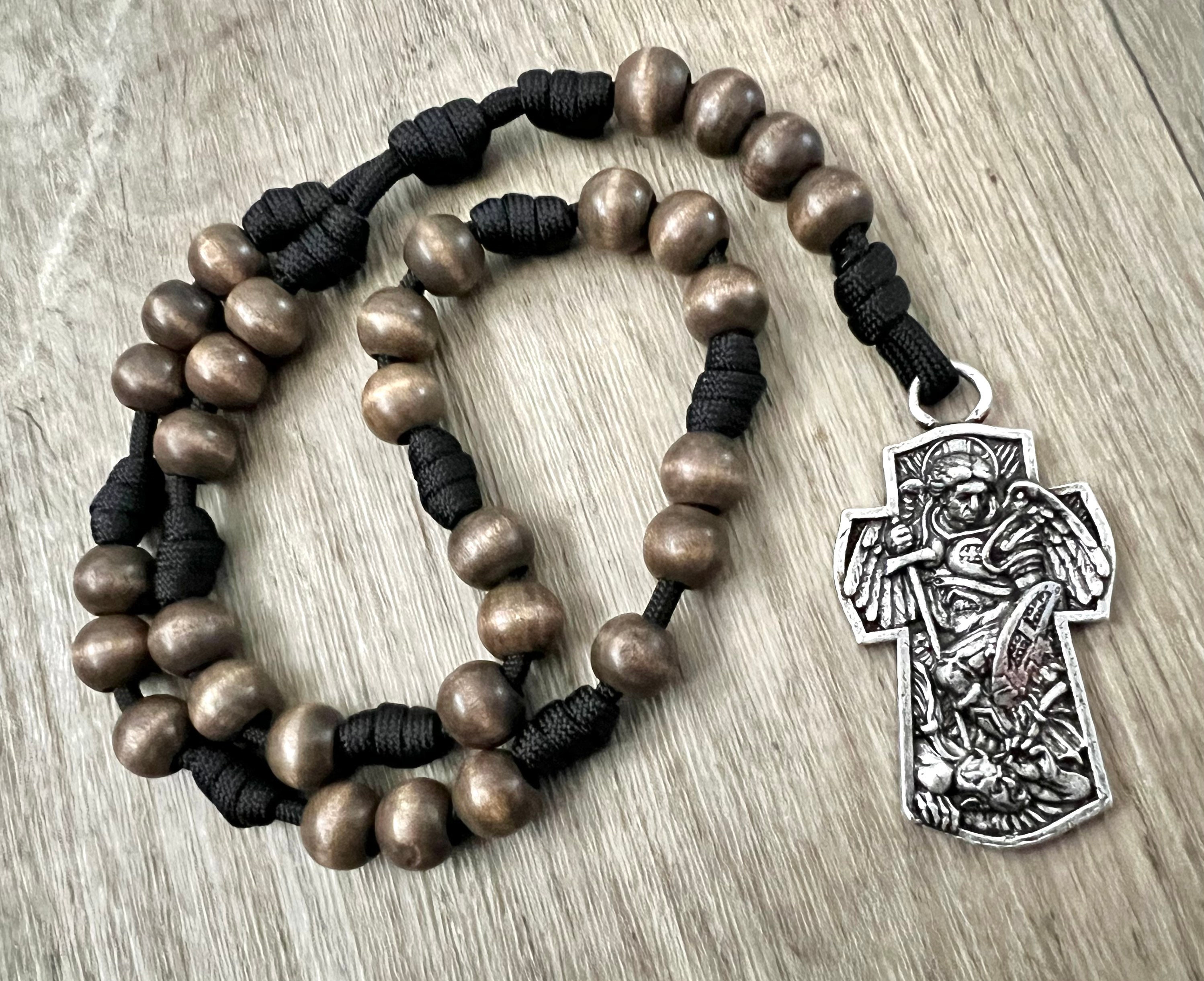 St michael paracord bracelet clearance