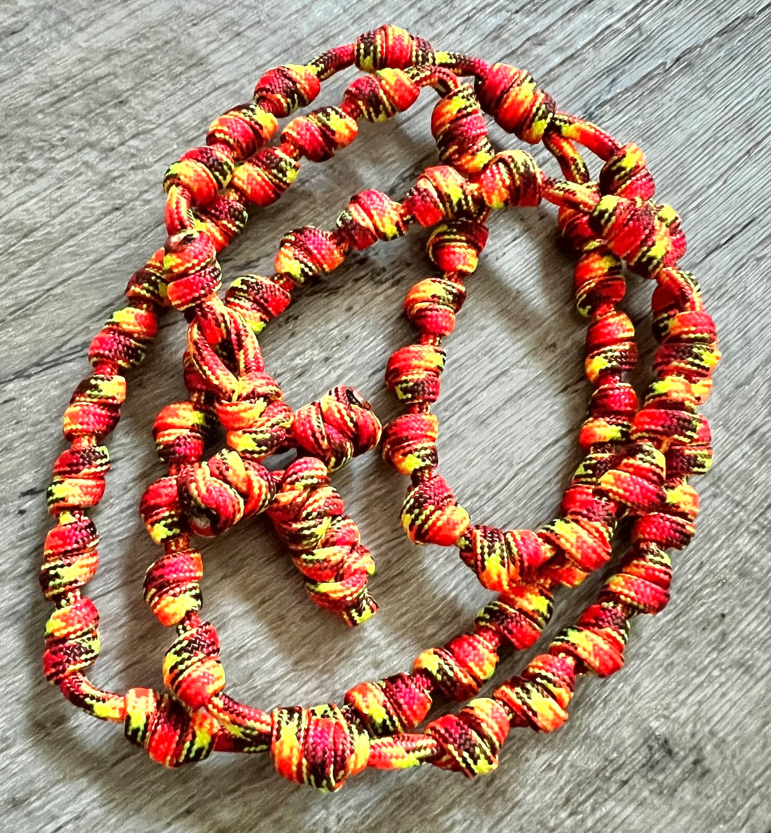 Burning Bush Knotted Catholic Rosary Rope for the Minimalist. All #550 ...
