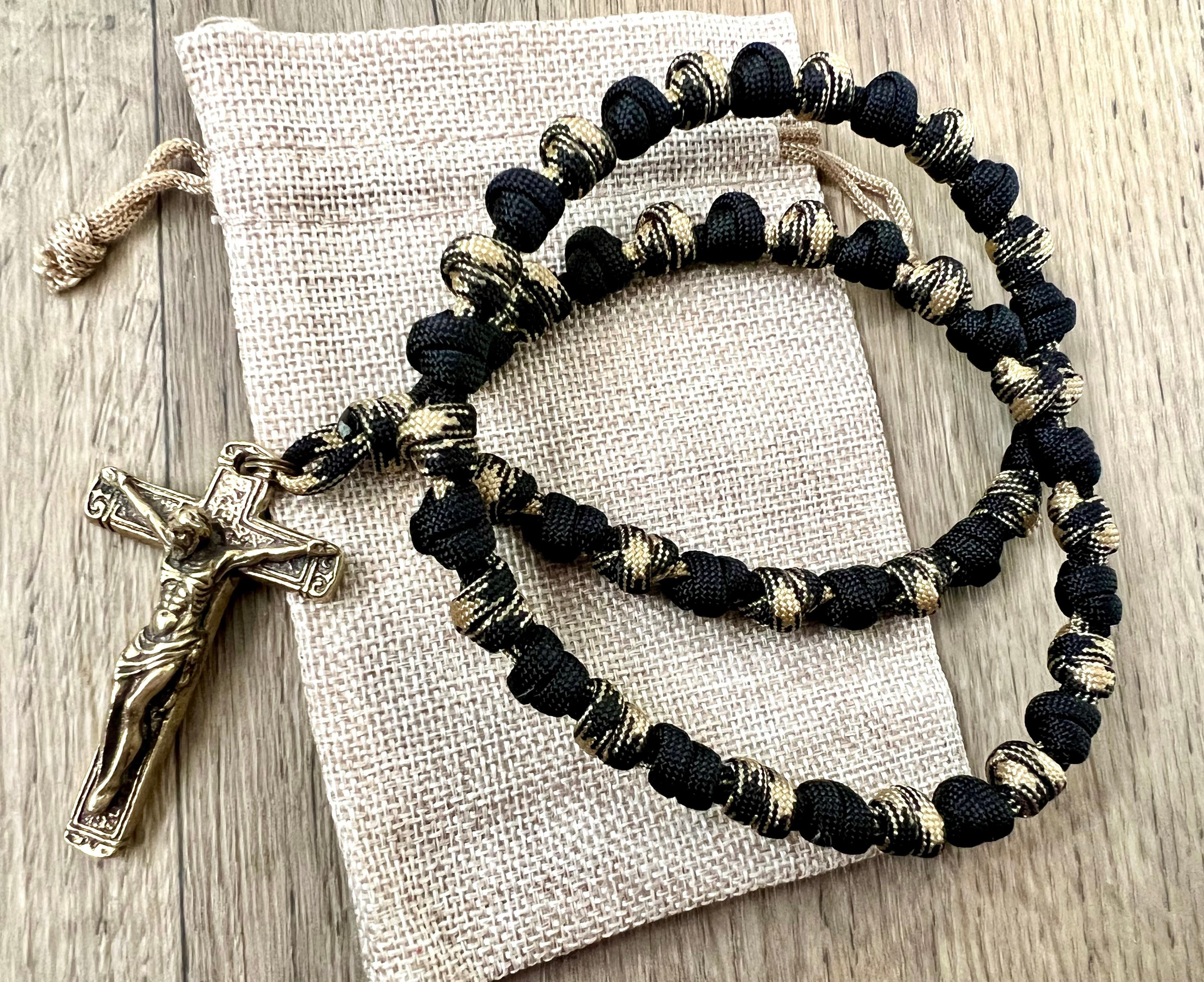 Double Rope #550 Paracord Prayer Rope Chotki 50 Barrel Knots