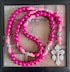 Triple Threat Fuchsia & Rose Pink Catholic Rosary With 12mm ABS