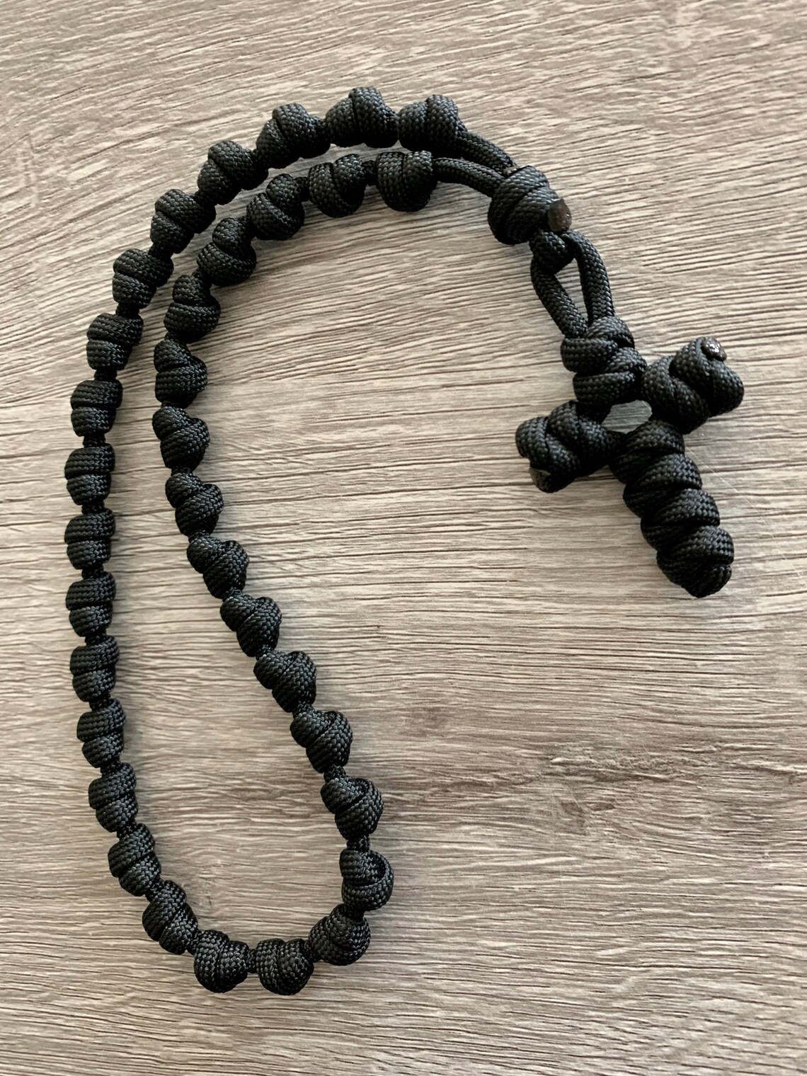 Black Eastern Orthodox Prayer Rope Chotki 33 barrel knots 550 Etsy