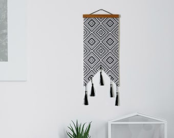 Boho chic, Flag banner, Flag wall hanging, Wall decor, Wall hanging, Wall flag, tribal, Scandinavian wall Art, Geometric, bohemian style