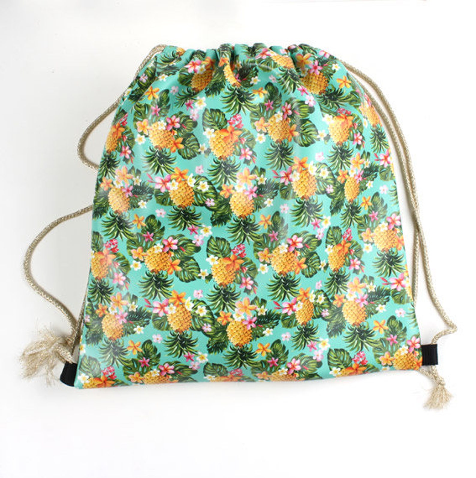 Pineapples Drawstring Sack Bag Waterproof Backpack Bag Young - Etsy Israel