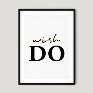 Do - PRINTABLE Poster Typography Print, Home Decor Minimalist Scandinavian style Quote Print, Digital Download