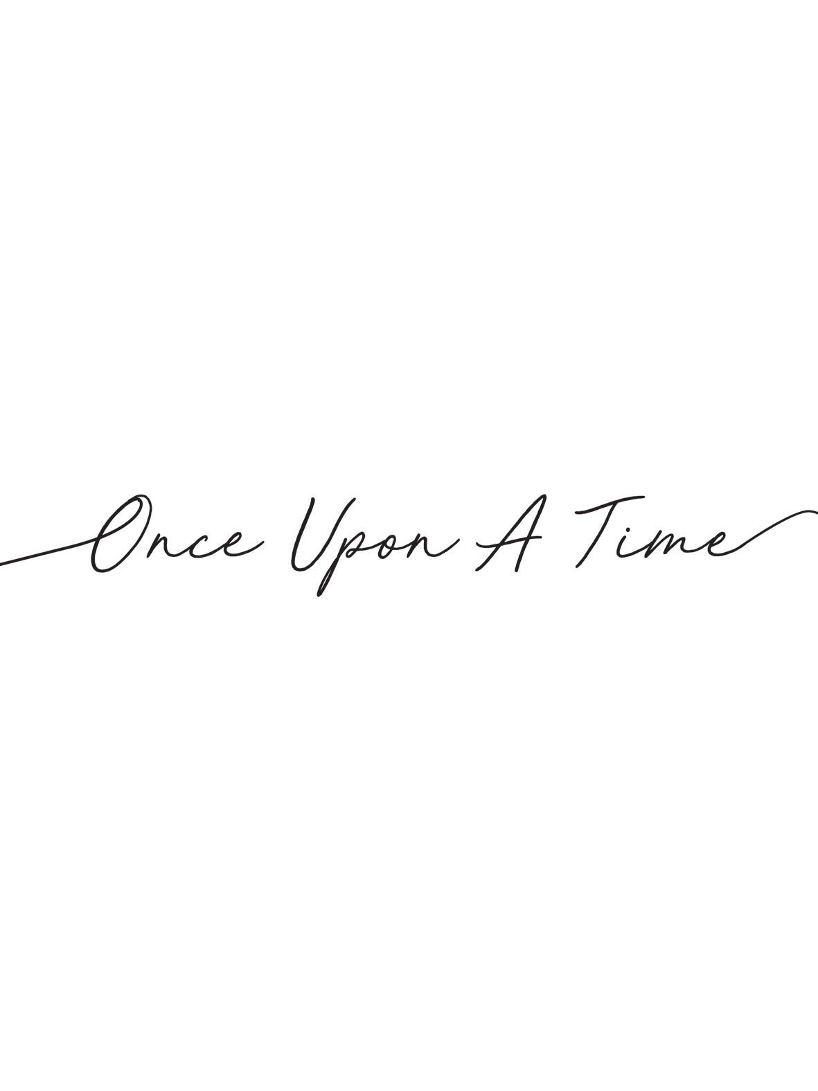 Once Upon a Time 2 PRINTABLE Posters Scandinavian Style Black | Etsy