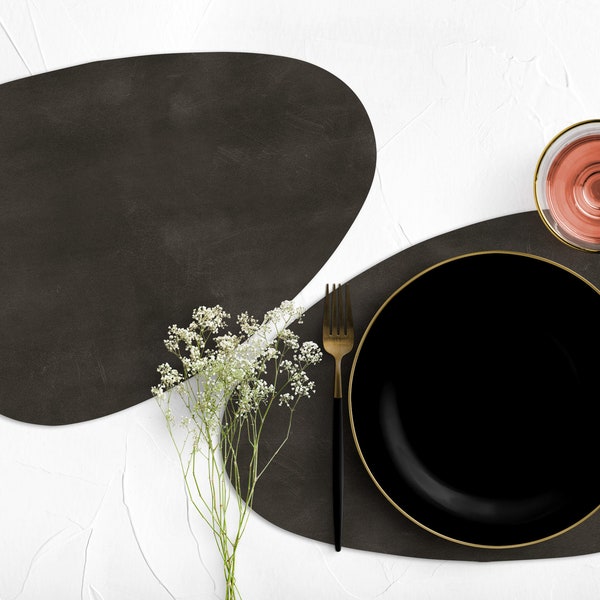 Leather Placemats Etsy