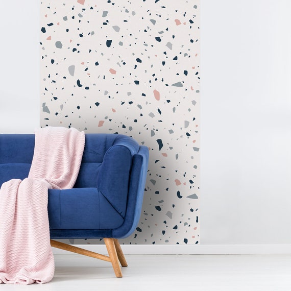 Sticker Wallpaper Easy Diy Apply Paper Free L And Stick Selfadhesive Textile Based Terrazzo