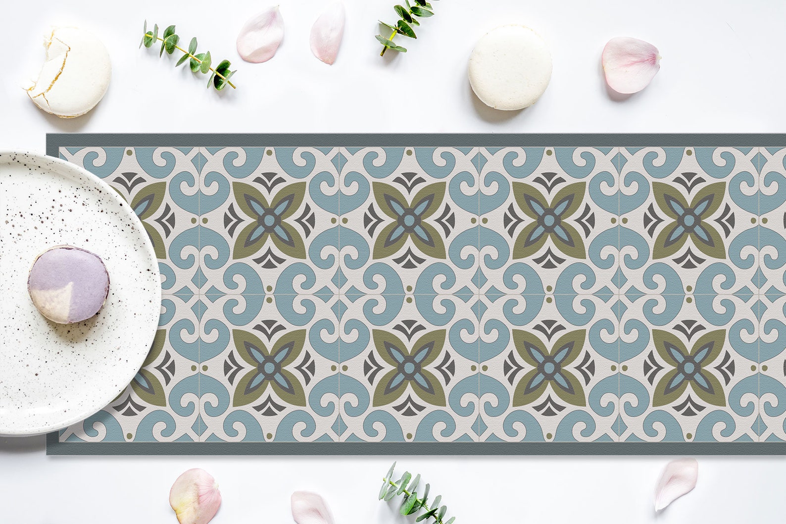 Heat Resistant Table Runner Placemats Geometric Table Runner Etsy