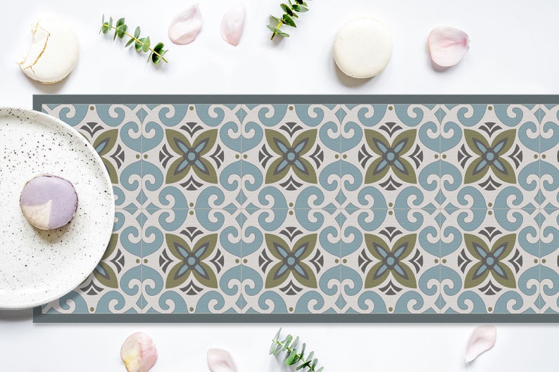 Heat Resistant Table Runner Placemats Geometric Table Runner Etsy