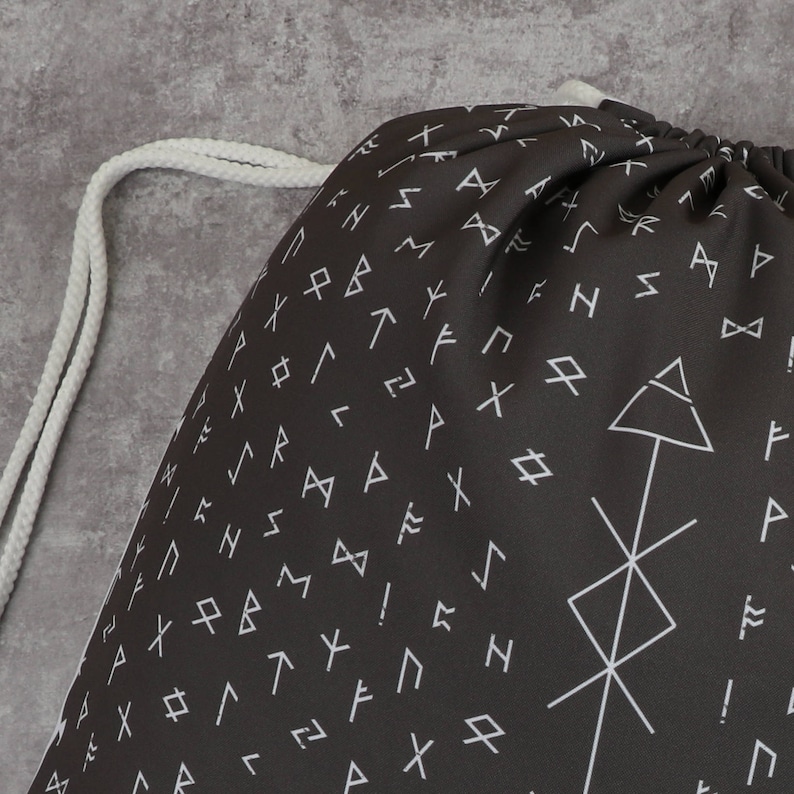 Backpack drawstring sack bag waterproof bag young trendy grey scandinavian minimalist unique Fashion Unisex tote bag The alchemist