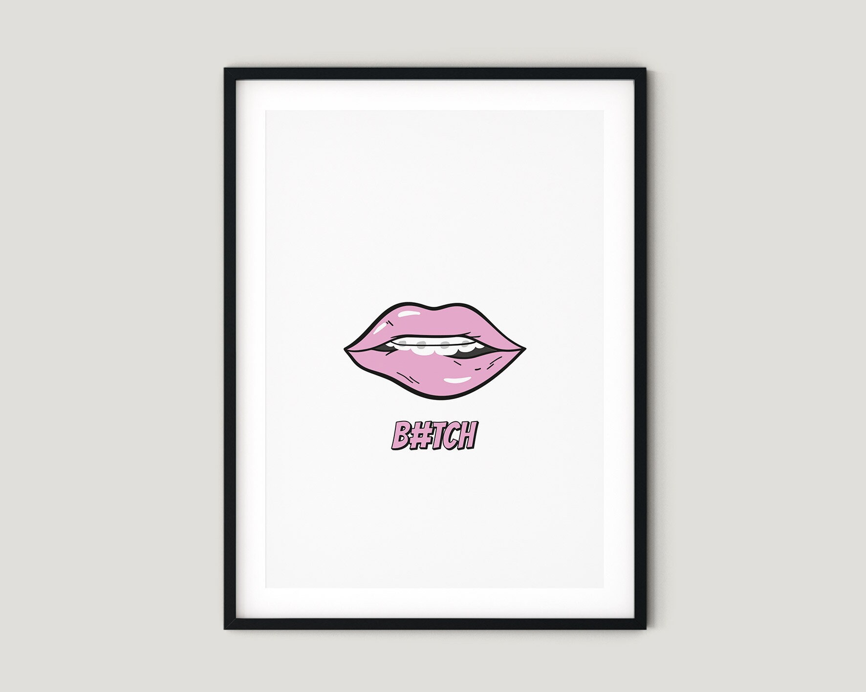 Bitch PRINTABLE Poster Sassy Print Home Decor Funny Print - Etsy Israel
