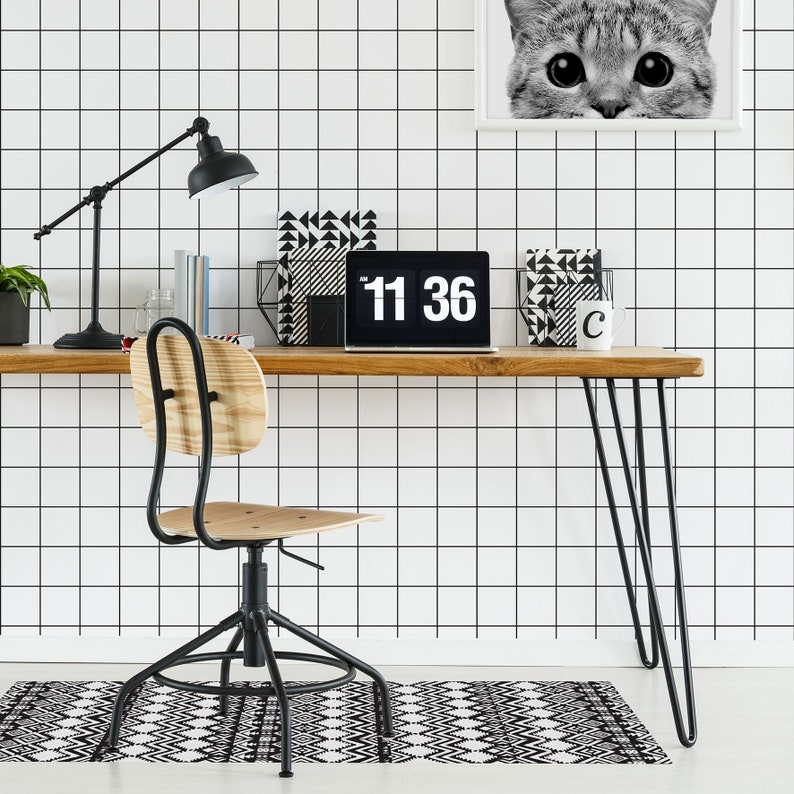 Sticker Wallpaper Easy DIY Apply Paper Free Peel and Stick Etsy