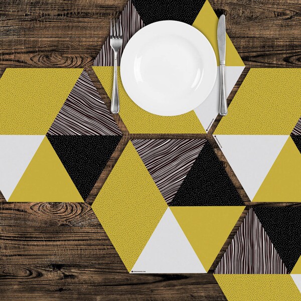 Yellow Placemat Etsy