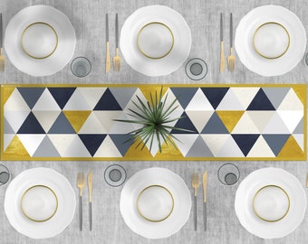 Grey Gold geometric placemat, Minimalist, Scandinavian style, Heat resistant, Table top, table runner, Functional, tableware, placemat set