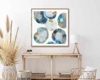 Very large abstract watercolour printable art, abstract print, abstract painting, wall art, decor digital download