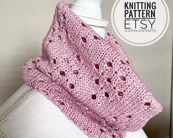 Knitting Pattern | BRIGHT NIGHT COWL by Aspen Leaf Knits