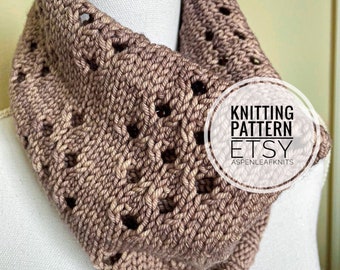Knitting Pattern | BRIGHT NIGHT COWL by Aspen Leaf Knits