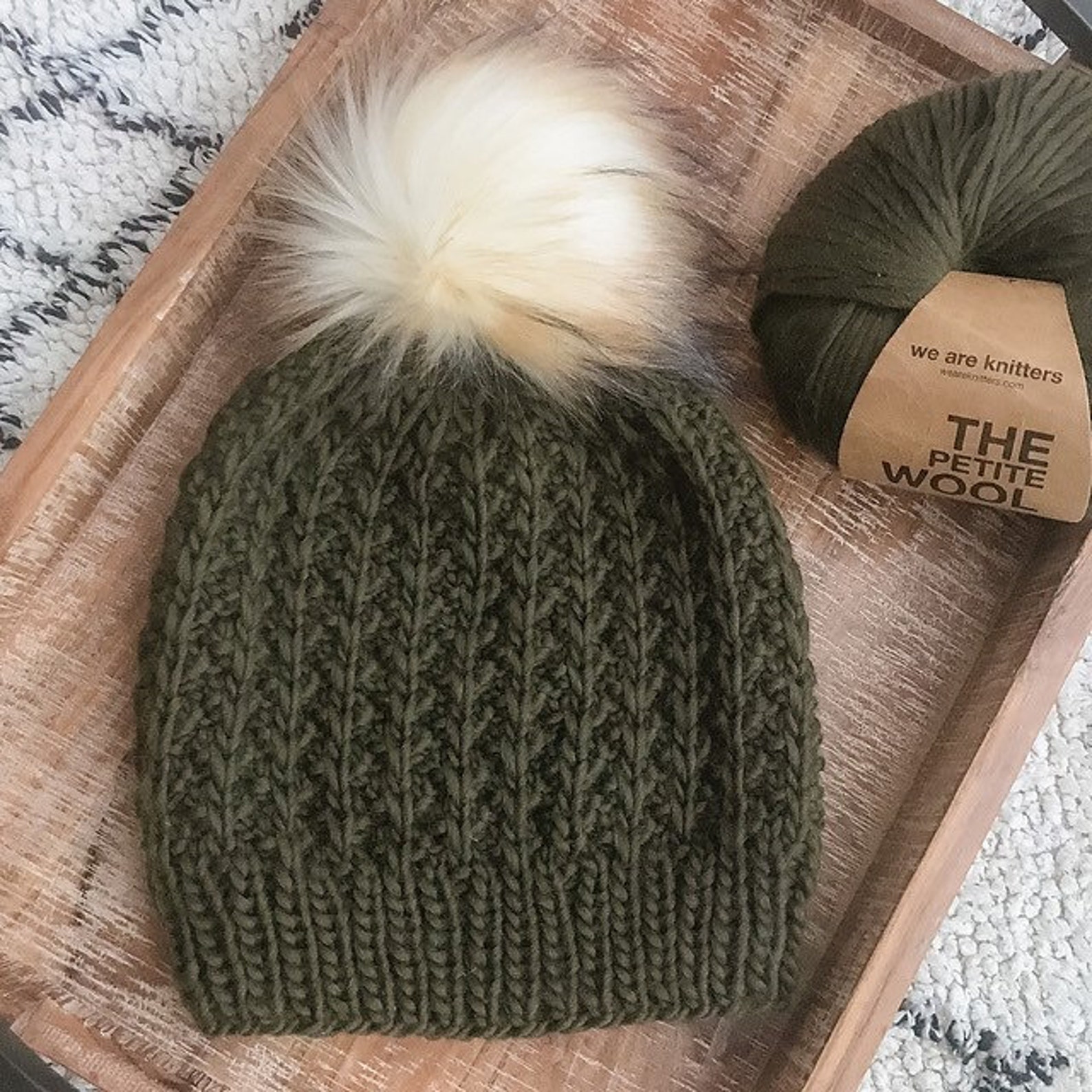 Knitting Pattern THE ELLIS BEANIE by Aspen Leaf Knits Hat Etsy